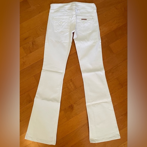 Hudson Mid-rise White Baby Bootcut Jeans - Picture 6 of 11